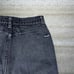 Vintage Wrangler Jeans Smoke Black Wash Work Wear Denim Made in USA Baggy 90s