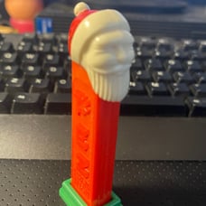 Rare Vintage No Feet Santa Claus ‘A’ Pez Dispenser Pat#2.6 MI AUSTRIA, clean ste