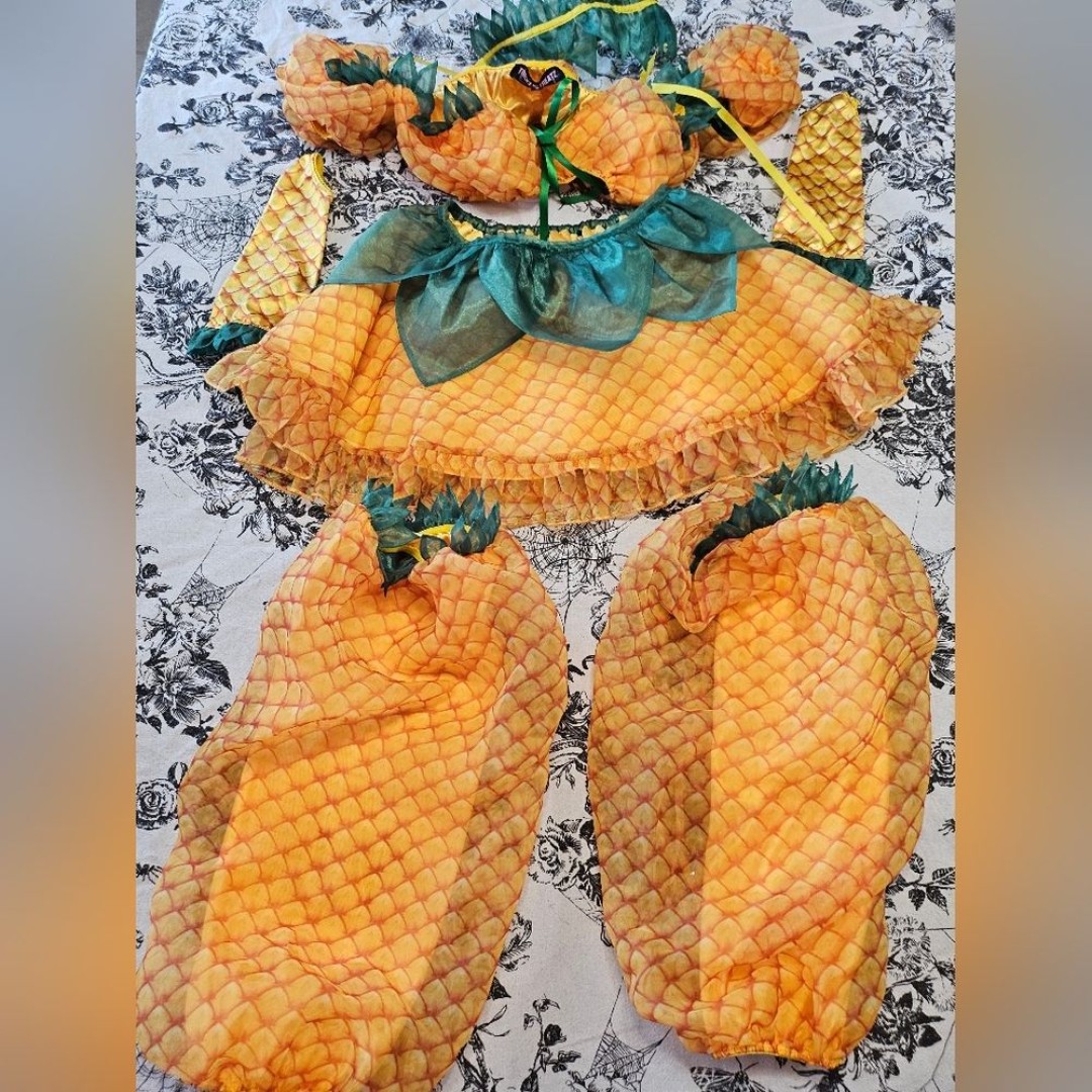 Dolls Kill 7 Piece Sexy Pineapple Costume Size Small