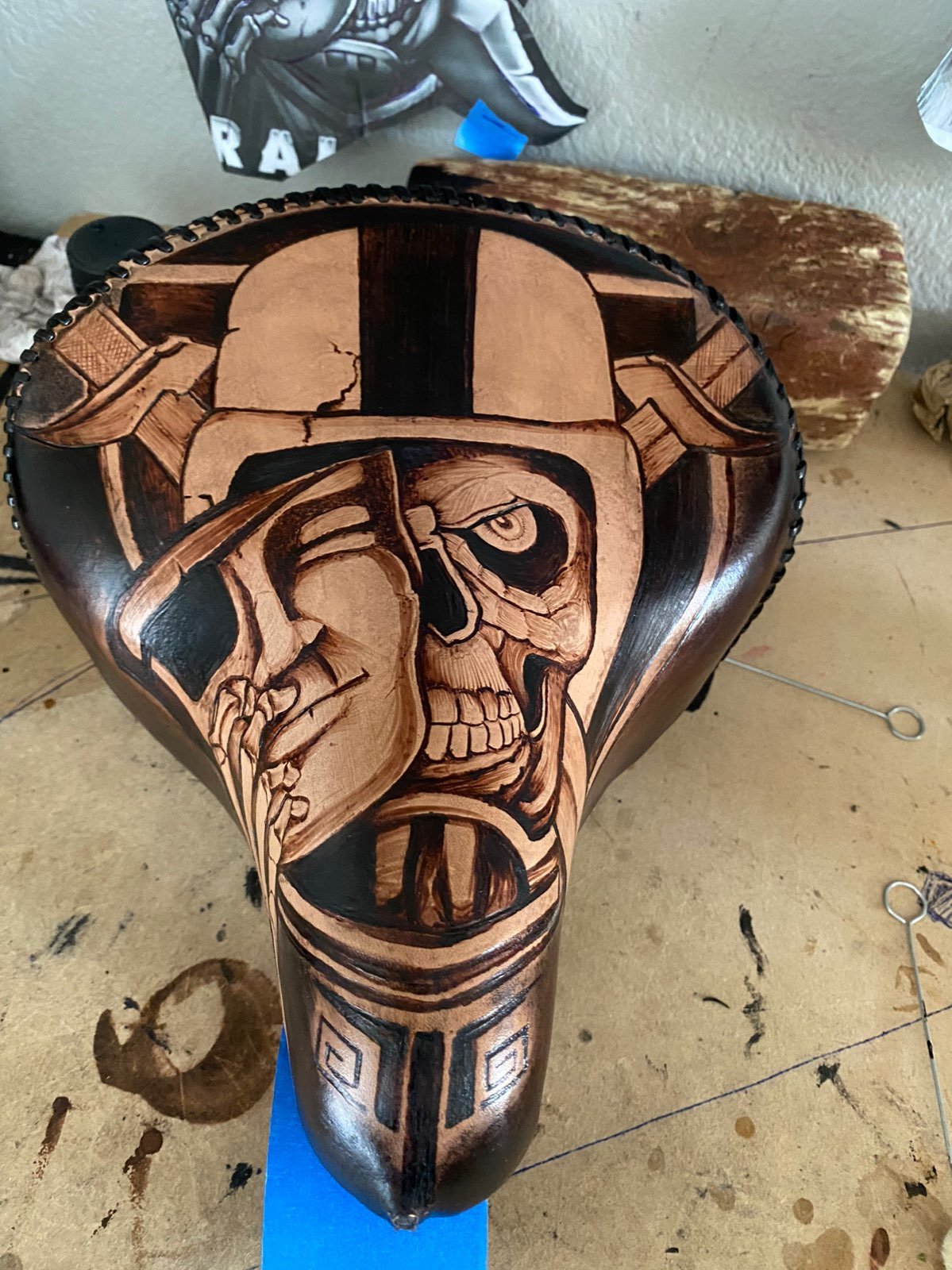 Custom leather work..
