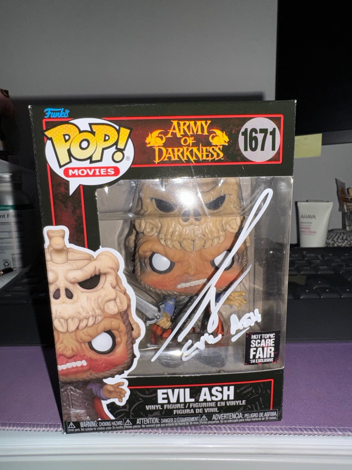 Evil Ash Funko Pop Signed By Bruce Campbell