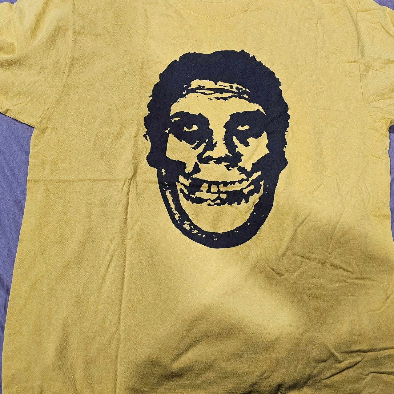 Obey x Misfits, Teenagers From Mars Short Sleeve, Yellow Size L