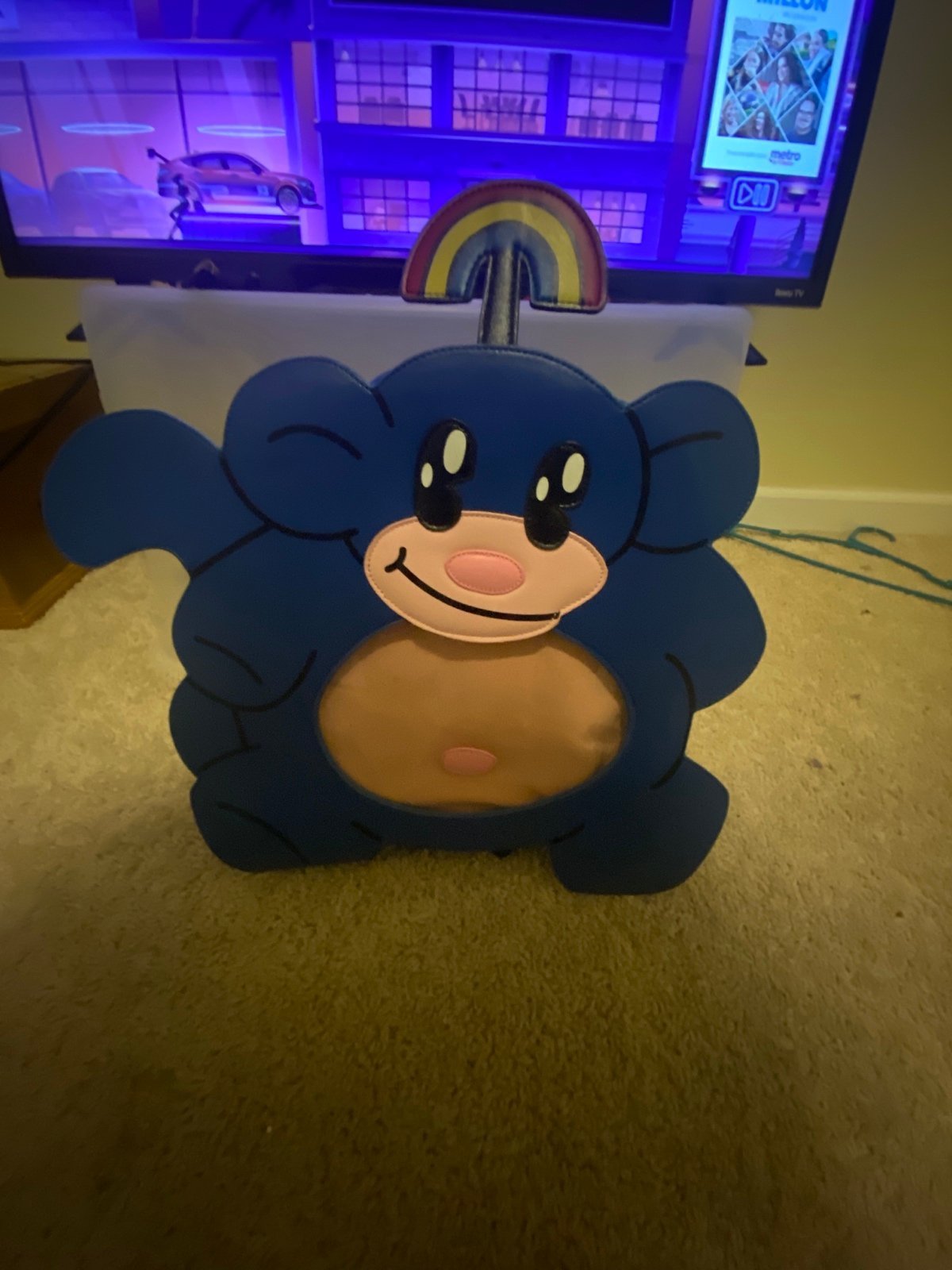 Rainbow monkey backpack
