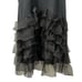 Cynthia Rowley Black Ruffle Oversized Midi Dress(Size Large)
