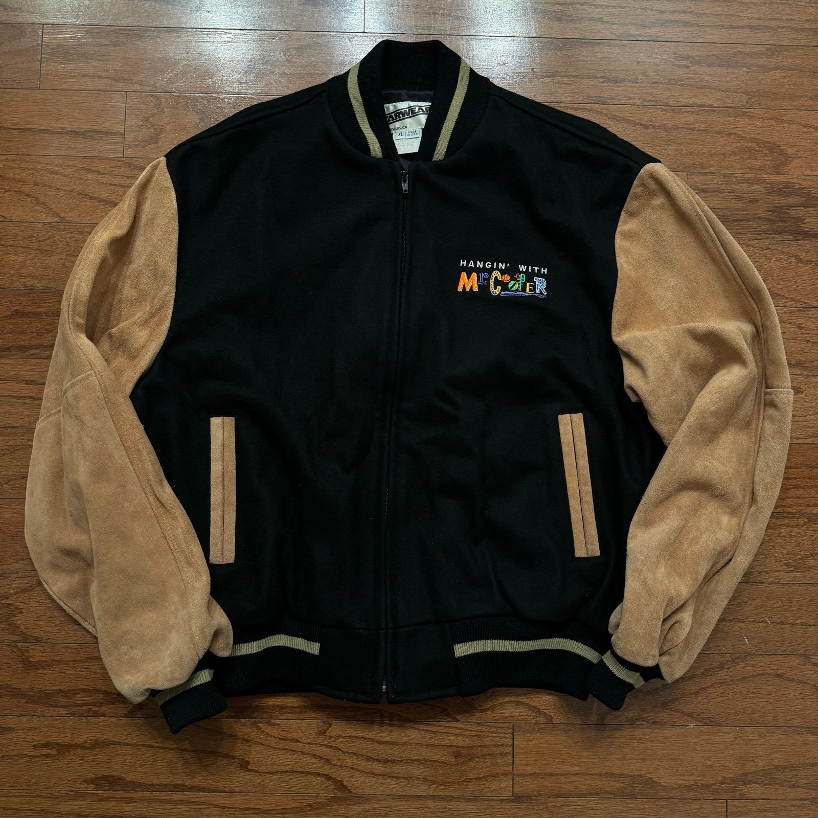 VINTAGE HANGIN WITH MR COOPER SET CAST MEMBER 90'S TV SHOW JACKET STARWEARS XL