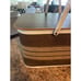 Vintage Redmon Picnic Basket Brown Wood Wicker Basket Retro Decor