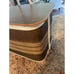 Vintage Redmon Picnic Basket Brown Wood Wicker Basket Retro Decor