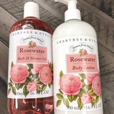 Crabtree & Evelyn ROSEWATER Bath Set