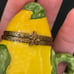 Limoges Trinket Box Peint Main Rochard France Corn Teapot Handpainted Paint Loss