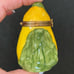 Limoges Trinket Box Peint Main Rochard France Corn Teapot Handpainted Paint Loss