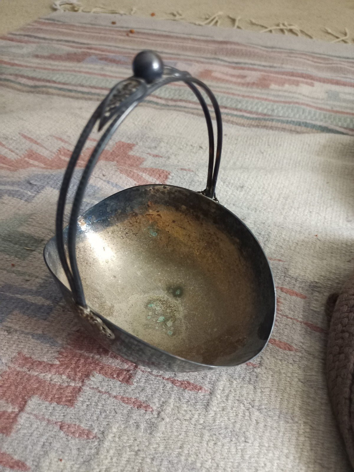 E DRAGSTED SILVER PLATE basket 1959 (DANISH)