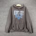 Captivating Men's Kentucky Wildcats UK Pullover Graphic Hoodie Gray Large