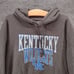 Captivating Men's Kentucky Wildcats UK Pullover Graphic Hoodie Gray Large