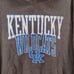 Captivating Men's Kentucky Wildcats UK Pullover Graphic Hoodie Gray Large