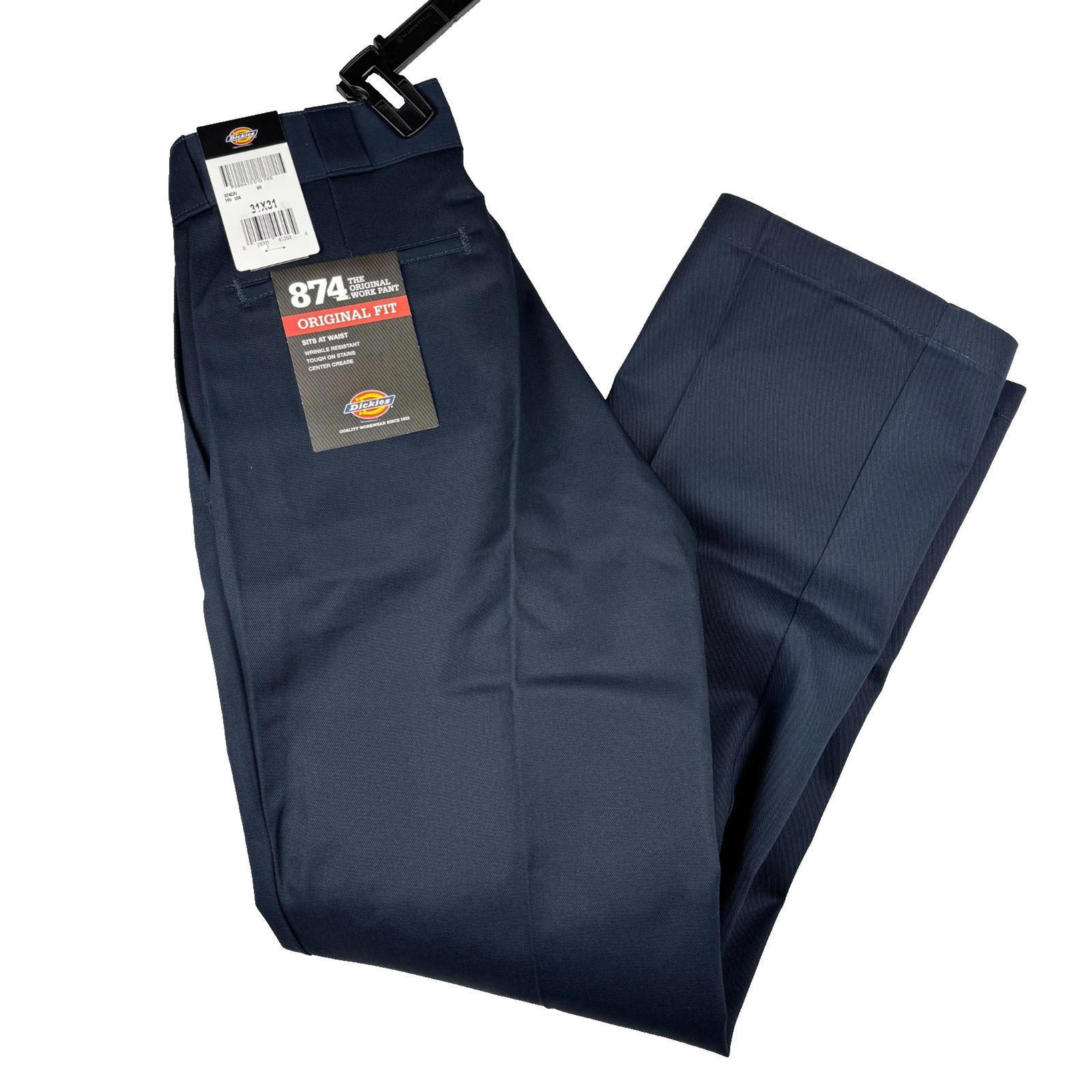 Dickies 874 Navy Blue Men's 31x31 Original Fit Work Wear Pants Canvas 874DN NWT