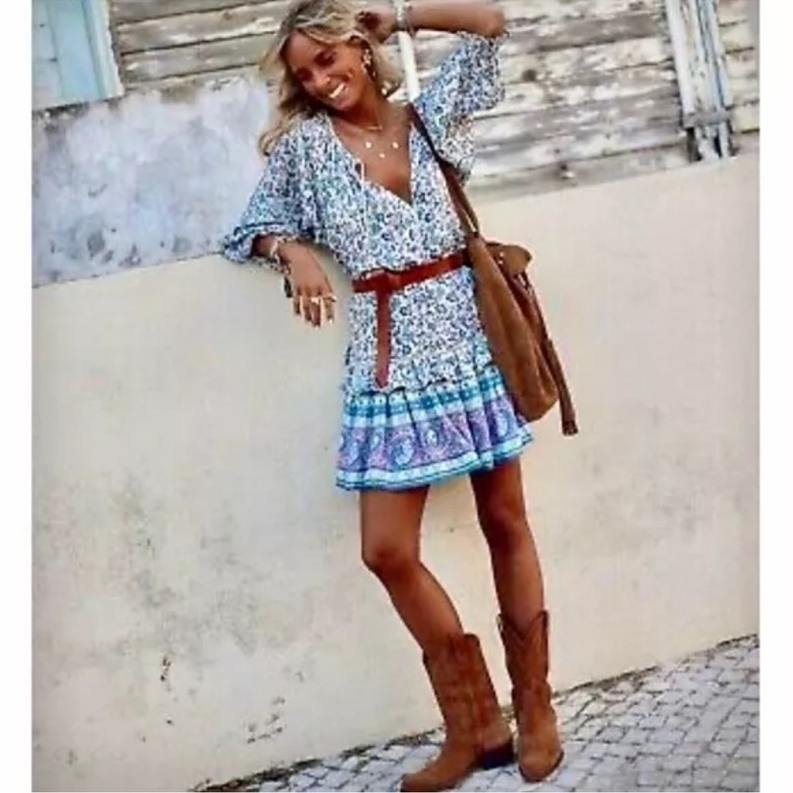 Spell & The Gypsy Collective Dahlia Tunic Dress Size XS