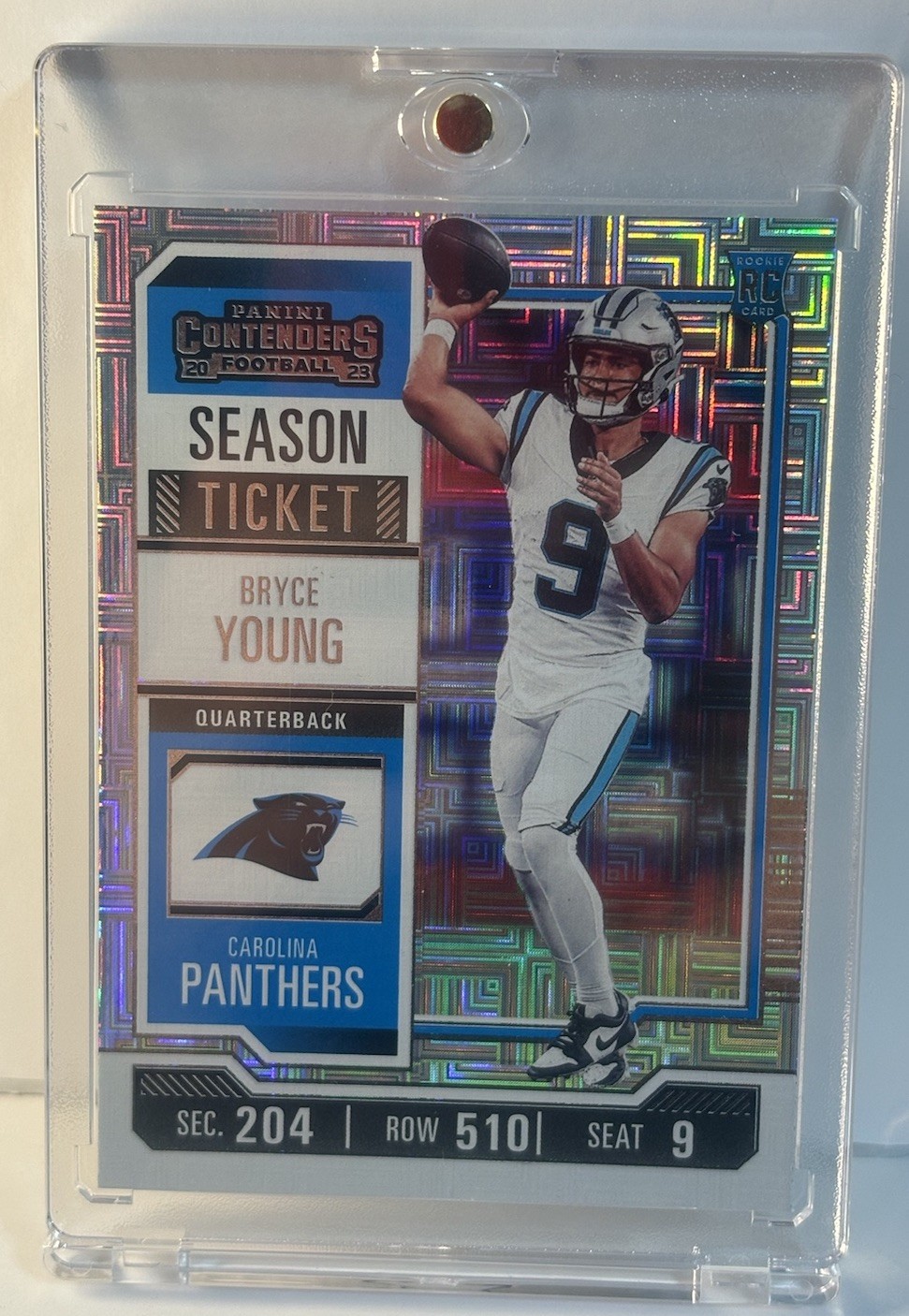 2023 Panini Contenders Bryce Young Season Ticket Mojo FOTL Rookie Card RC! SSP