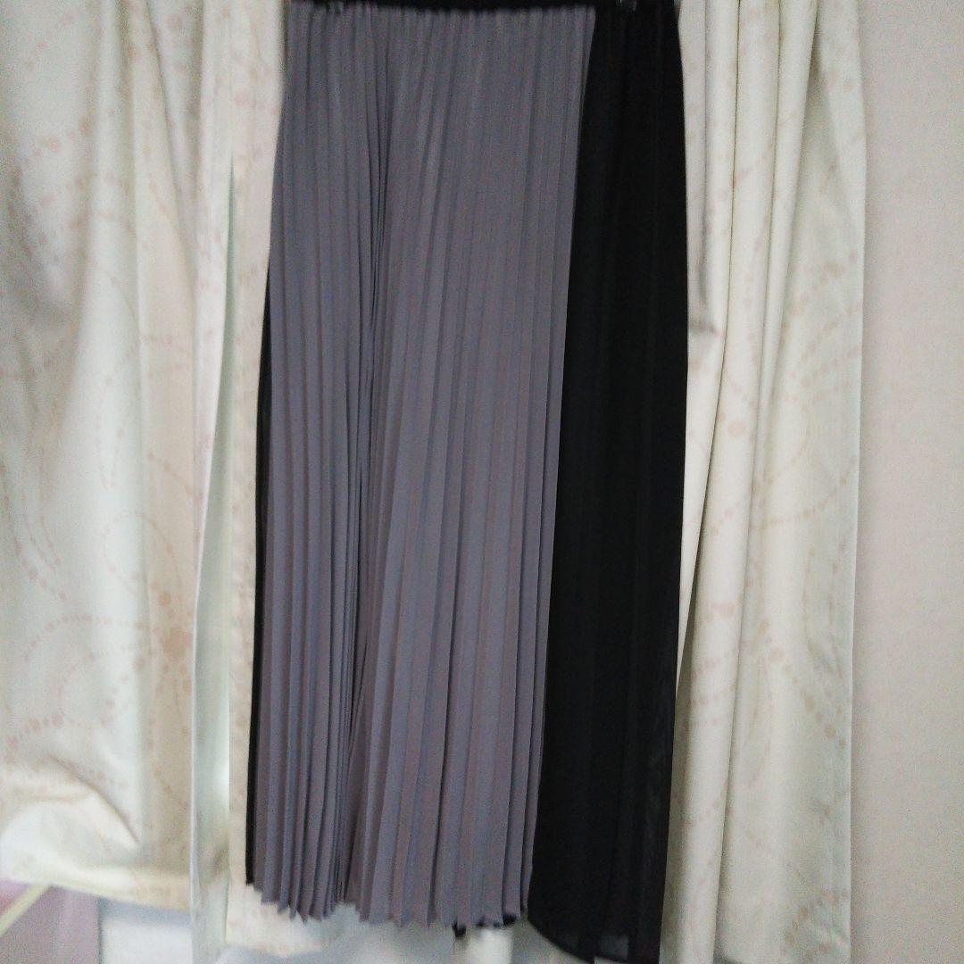 Long pleated skirt