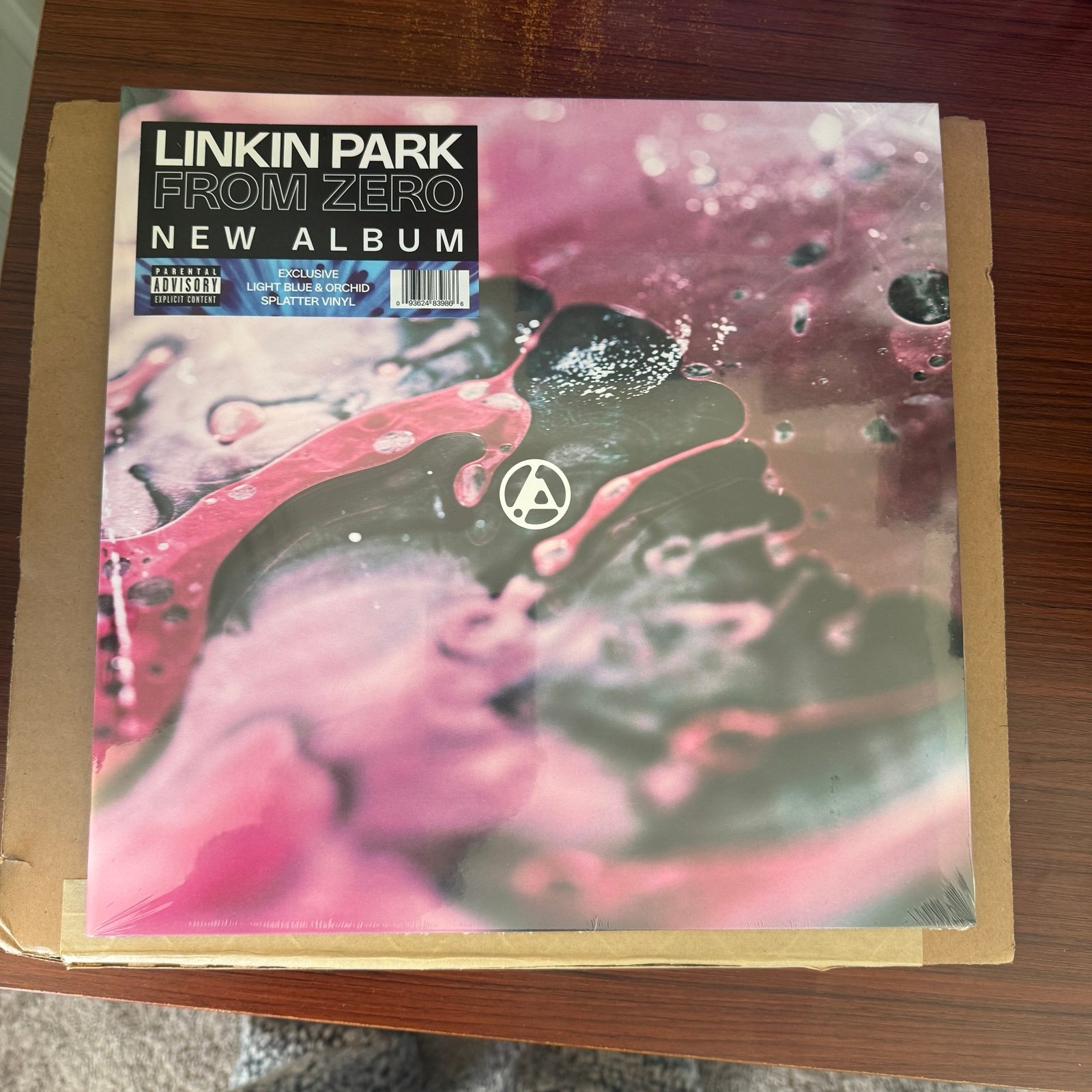 Linkin Park - From Zero Blue & Orchid Splatter Vinyl LP IN HAND