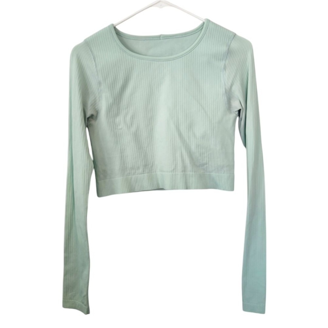 Lululemon Ebb to Street Long Sleeve Top Delicate Mint Size 8