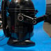 Vintage 1985 Robot Phone SH27 Black