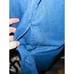 K2 Go Softly Patio Sz large Denim House Dress Front Zip Pockets Floral embroider
