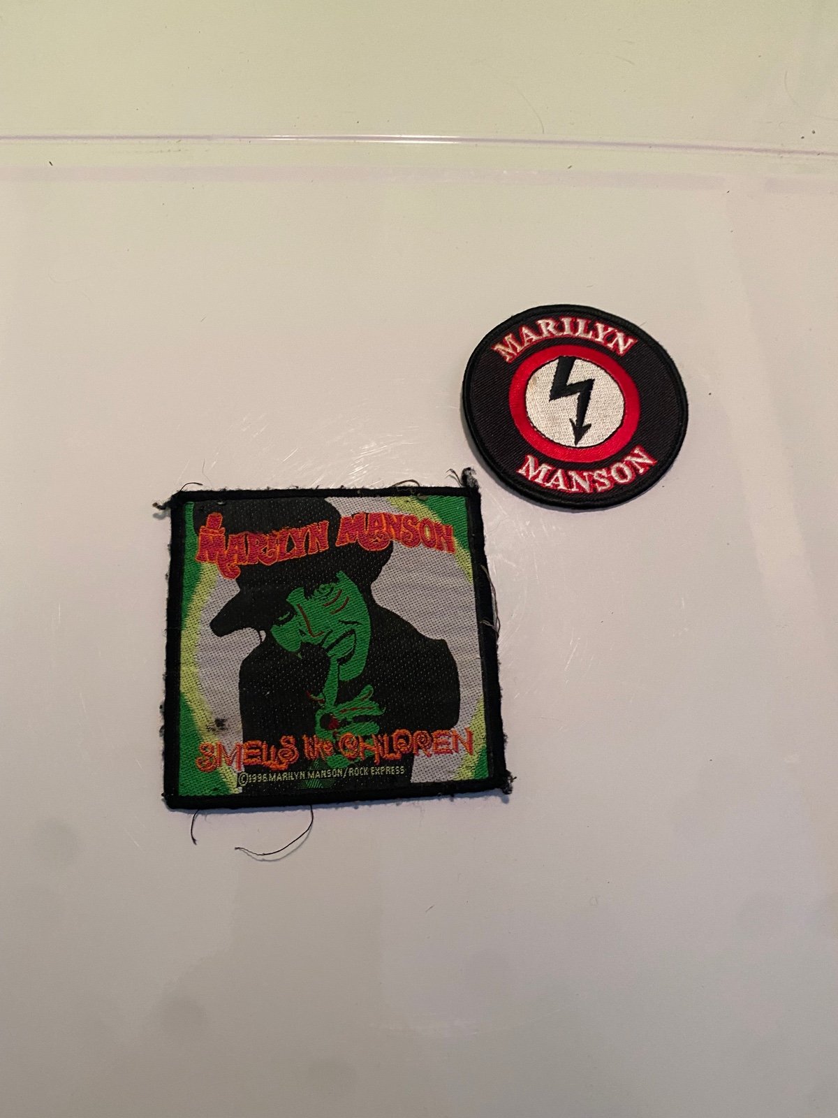Vintage 1996 Marilyn Manson patches