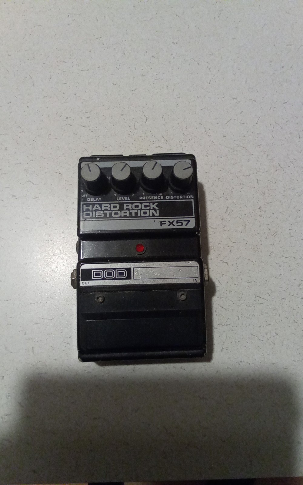 DOD FX57 Hard Rock Distortion guitar affects pedal