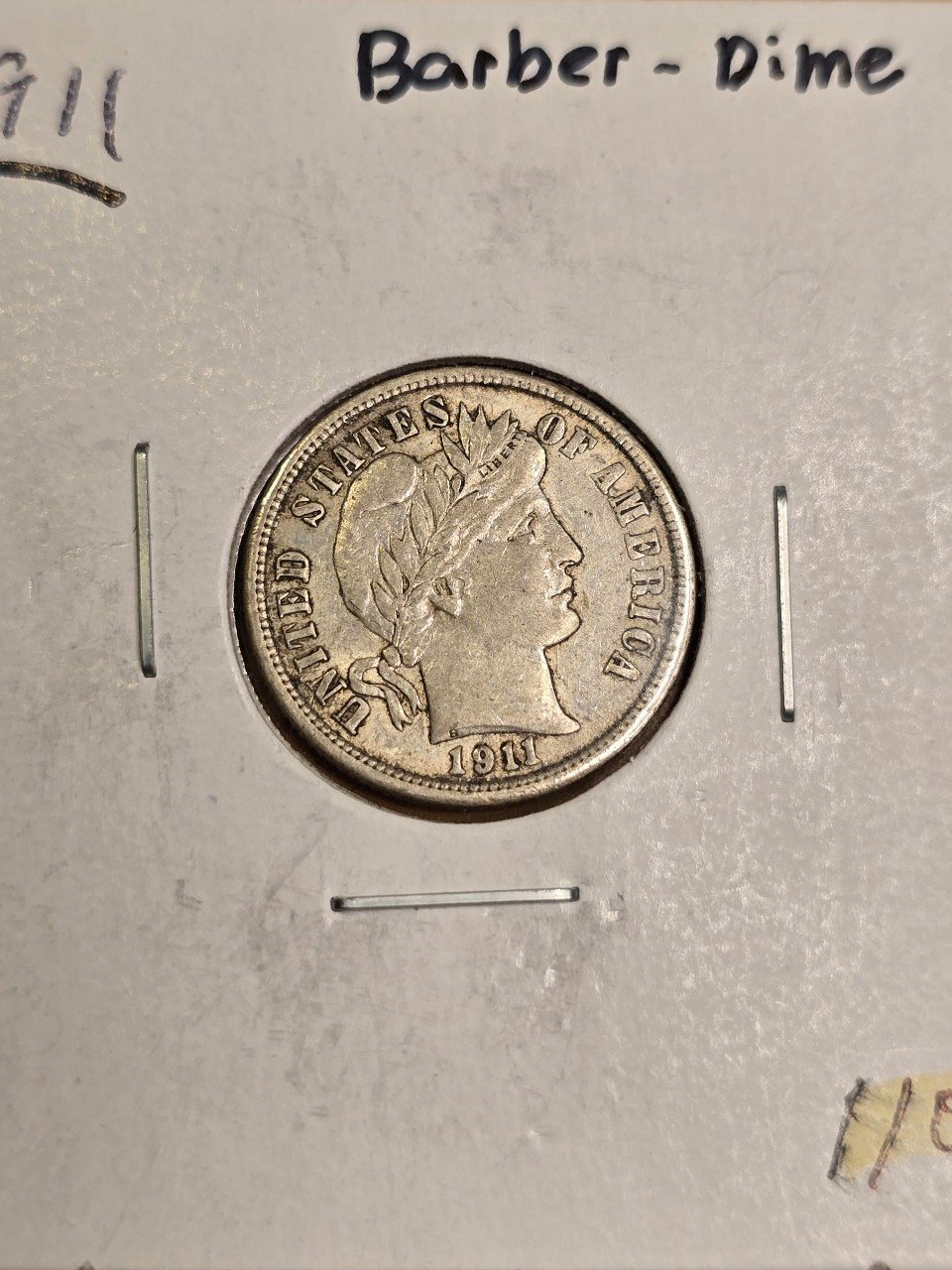 1911 Barber Dime