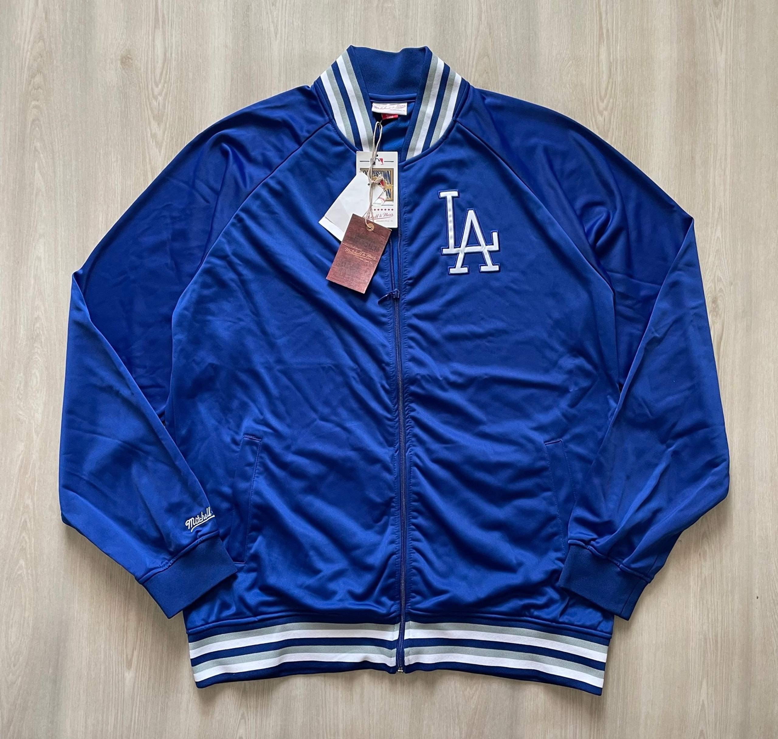 Los Angeles Dodgers Jacket Full Zip Mitchell & Ness 
Mens XLT