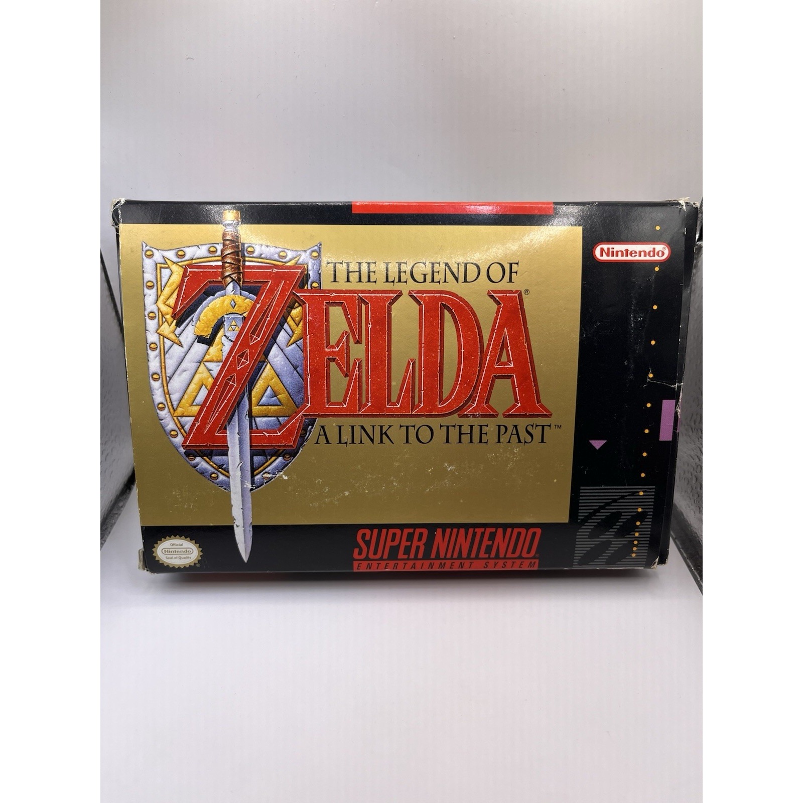 Legend of Zelda A Link to the Past (Super Nintendo SNES) Complete CIB *MINT CART