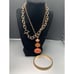 Gold Tone Jewelry Bundle 2 Necklaces Xc and Monet Gold Bangle Bracelet