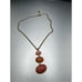 Gold Tone Jewelry Bundle 2 Necklaces Xc and Monet Gold Bangle Bracelet