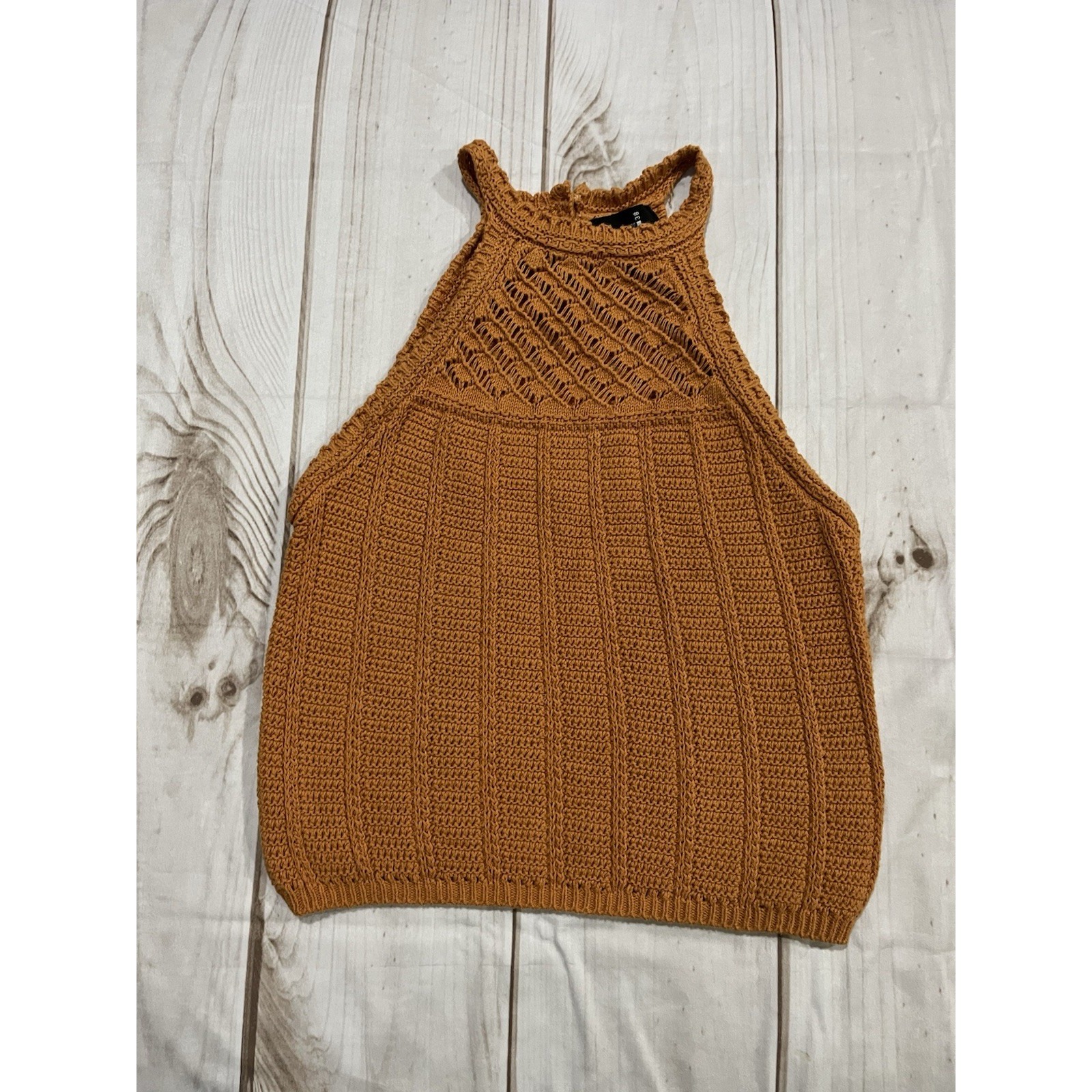 Broadway 38 Knit Halter Top Size Large