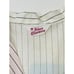 Vintage 80s Striped Dress Women's Extra Small 50s Style Red Striped Shirtdress