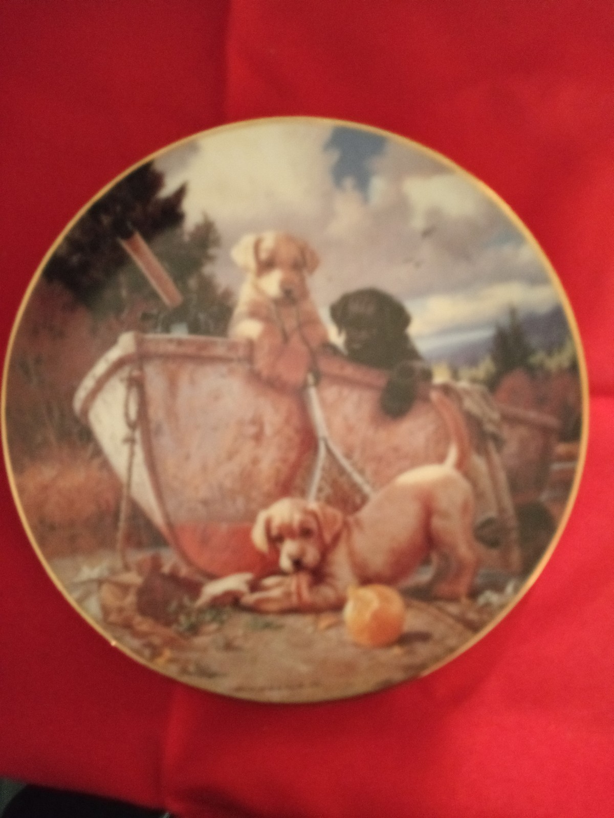 Roger Blaser Kittens collectors plate