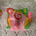 Ty beanie babies and buddies Pinky 1995 near mint