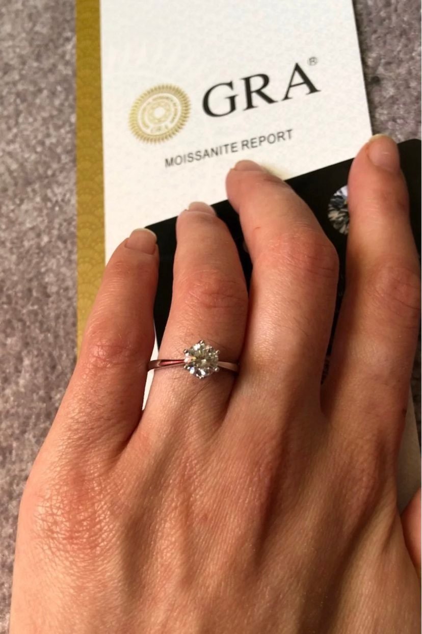 1ct genuine diamond wedding Ring