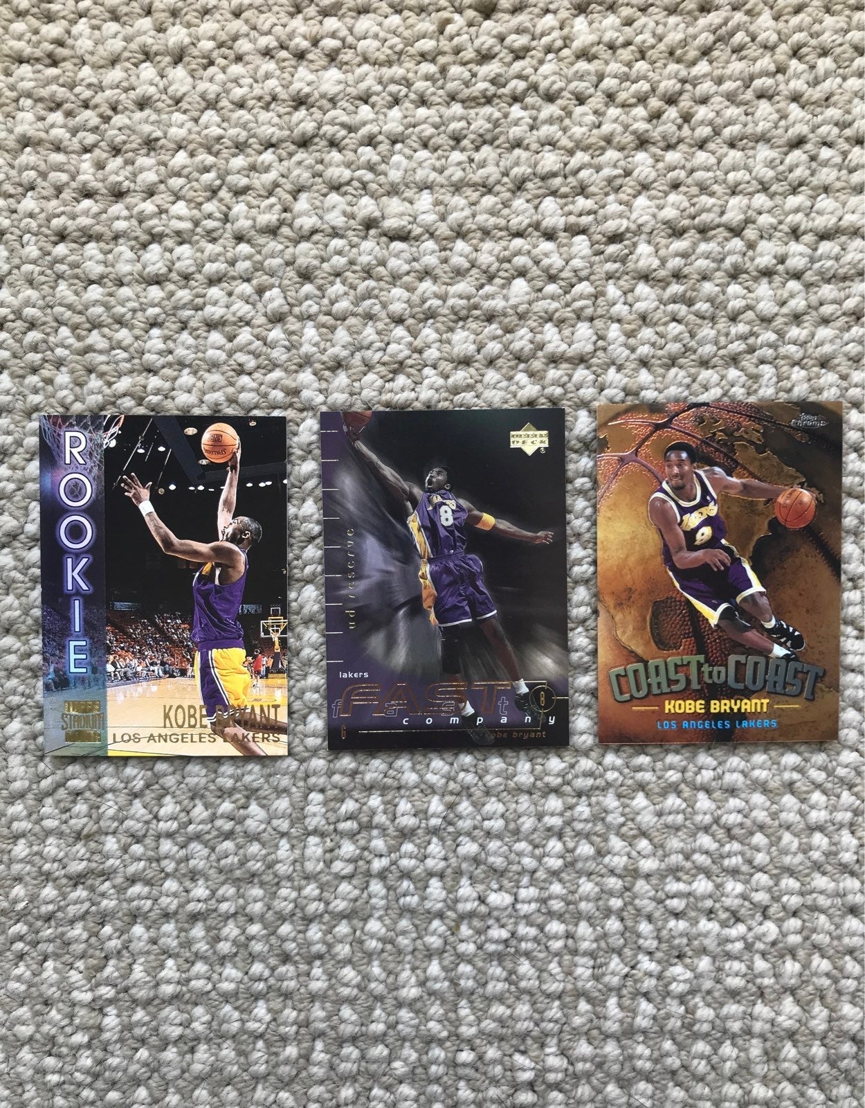 Kobe Bryant Topps Chrome Upper Deck Stad