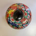 MURANO MILLEFIORI ART GLASS 'APPLE' PAPERWEIGHT - ITALY