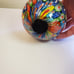 MURANO MILLEFIORI ART GLASS 'APPLE' PAPERWEIGHT - ITALY
