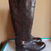 New Vince Camuto Farren Women's Leather Knee High Riding Boots Brown Size 10.5