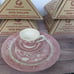 Red Willow Set 3 pc place settings Churchill Pink Willow China plates