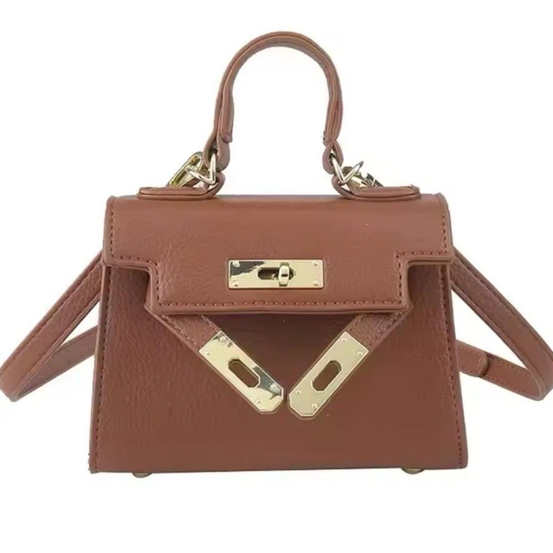 Kelly inspired handbag leather