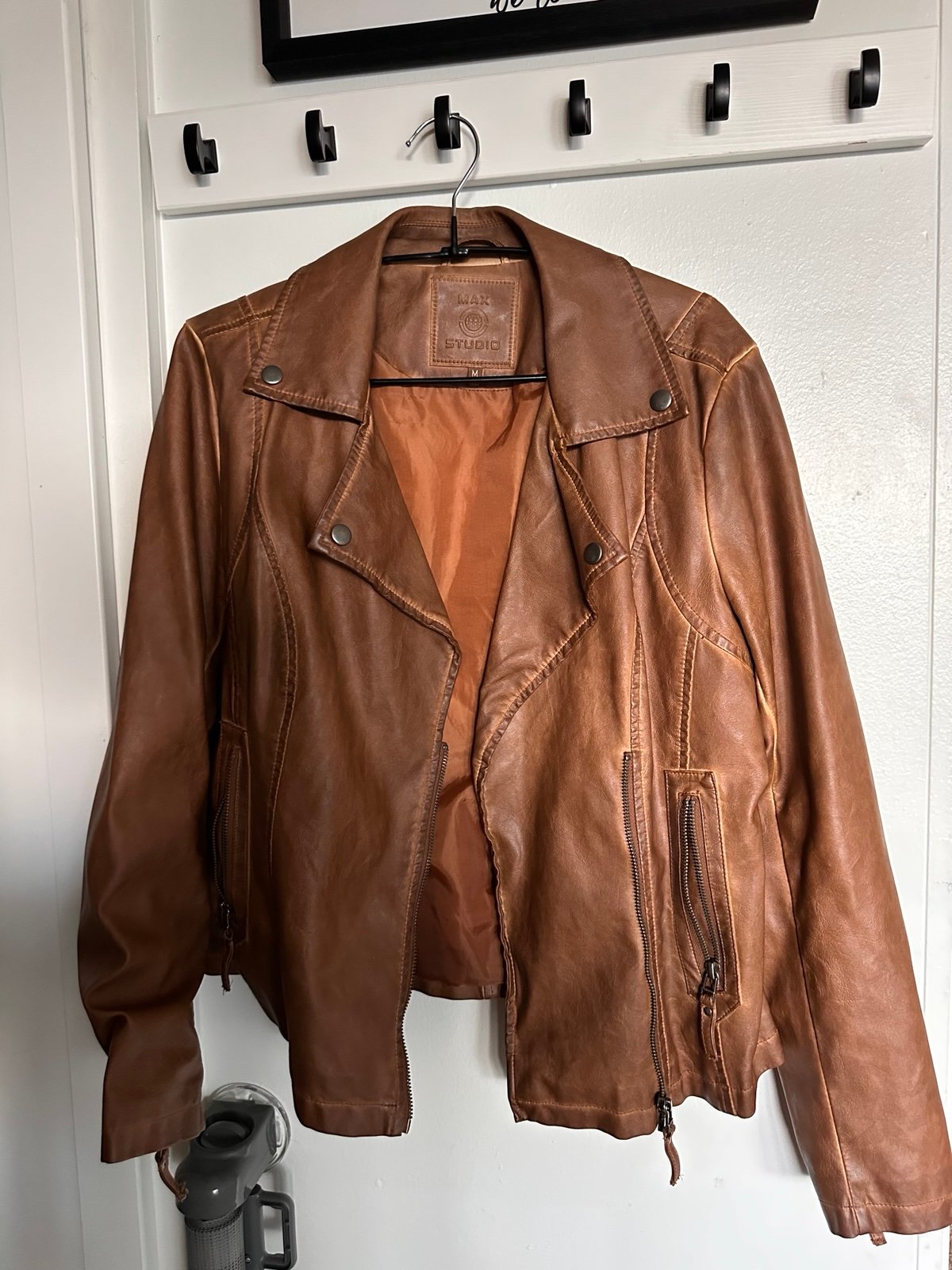 Pleather Brown Jacket