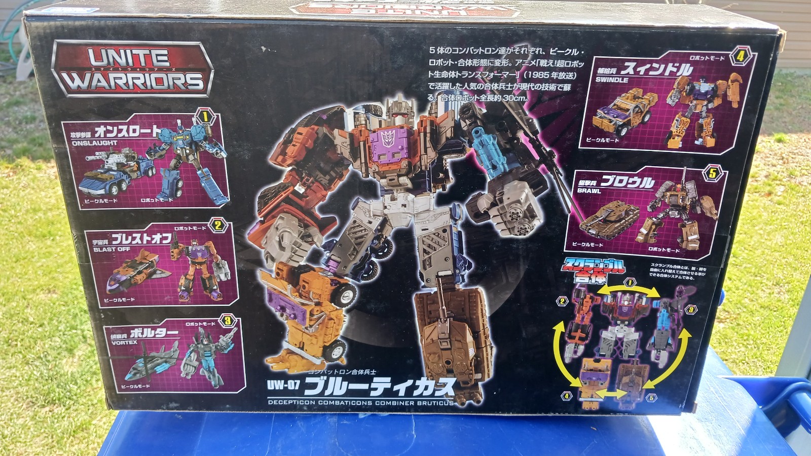 Transformers Unite Warriors UW-07 JAPAN VERSION BRUTICUS New & Sealed (RARE)
