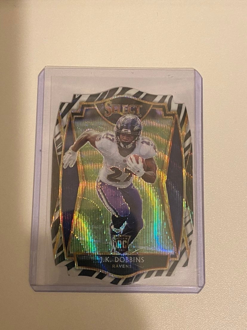 JK Dobbins ZEBRA Rookie MINT!