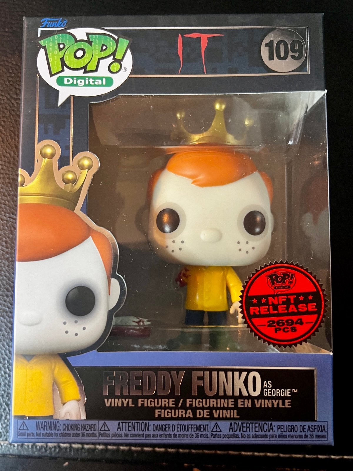 Funko Pop Freddy Funko as Georgie NFT 2694 Piece