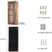 5x12.5 Flower Shadow Box Pin Display Case Cabinet Picture Frame with Linen Back