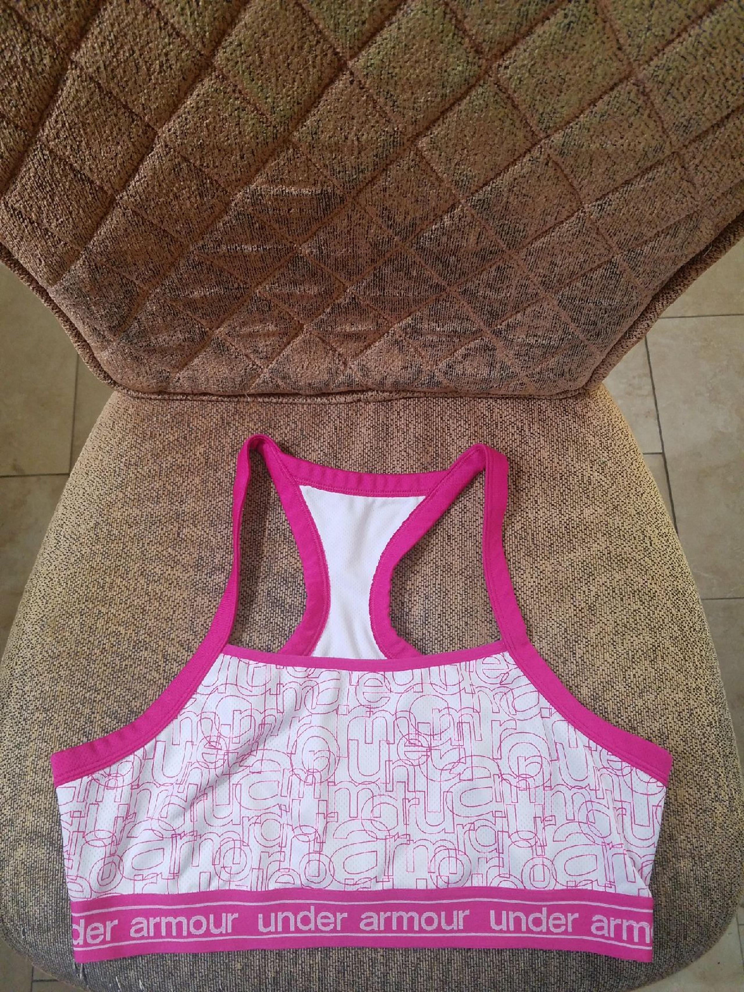 Under Armour Multicolor Logo Band Print Active Sports Bra